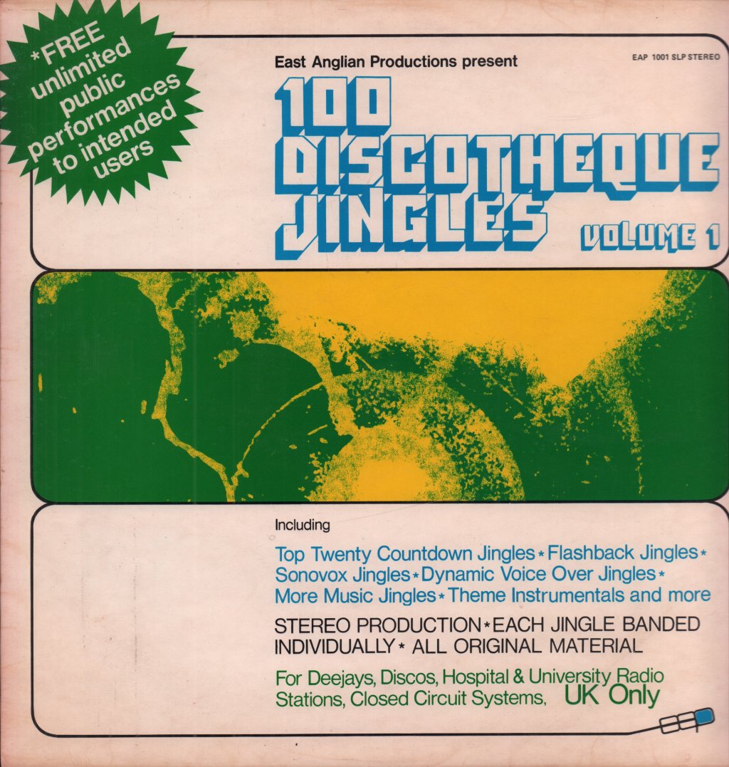 100 Discotheque Jingles - Volume 1 - Lp