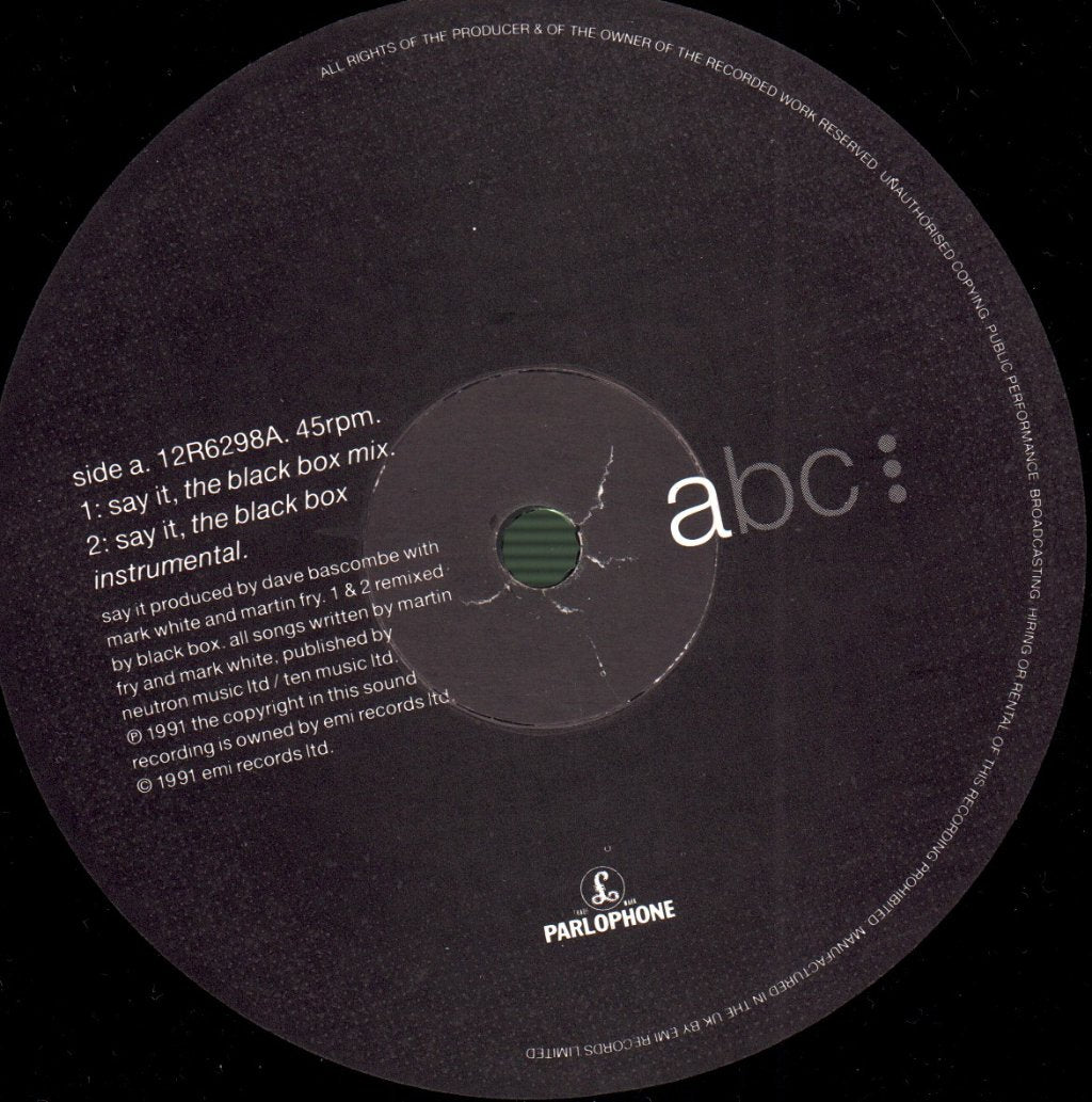 ABC - Say It (The Black Box Mix) - 12 Inch