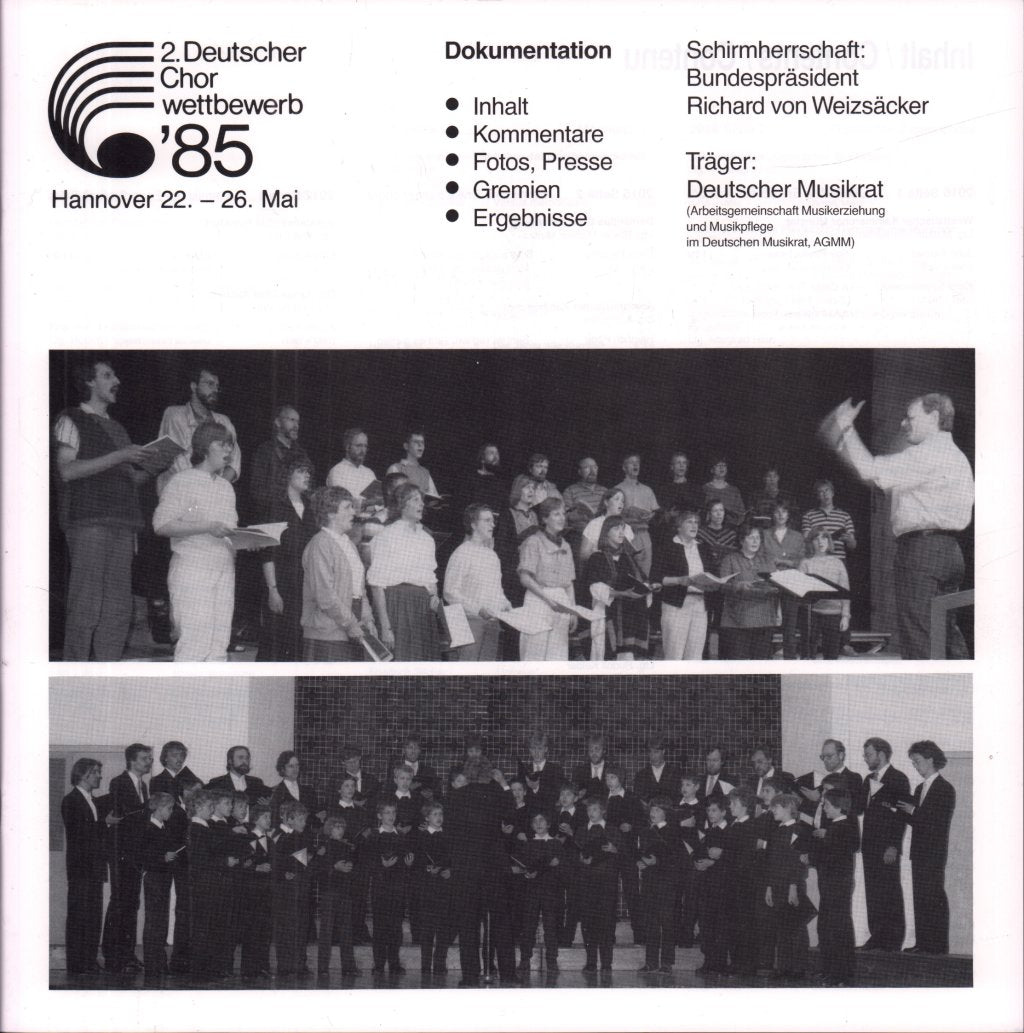 Various Artists - 2. deutscher chor wettbewerb '85 - Lp Box Set