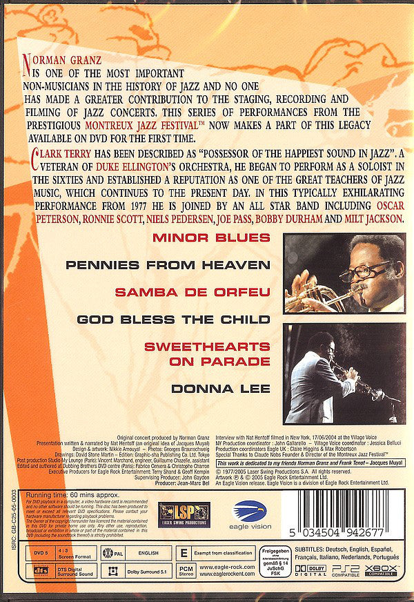 Clark Terry Sextet - Norman Granz' Jazz In Montreux Presents Clark Terry Sextet '77 - Dvd