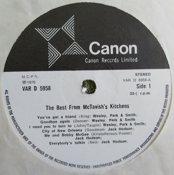 Various Artists - Best From Mctavish's Kitchens - Double Lp