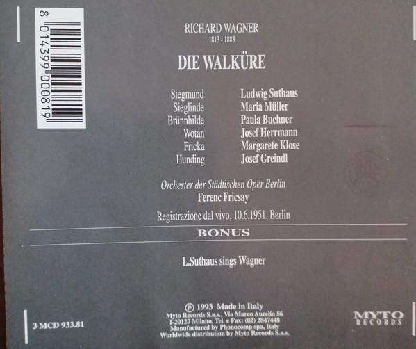 Ferenc Fricsay - wagner Die Walküre - Triple Cd