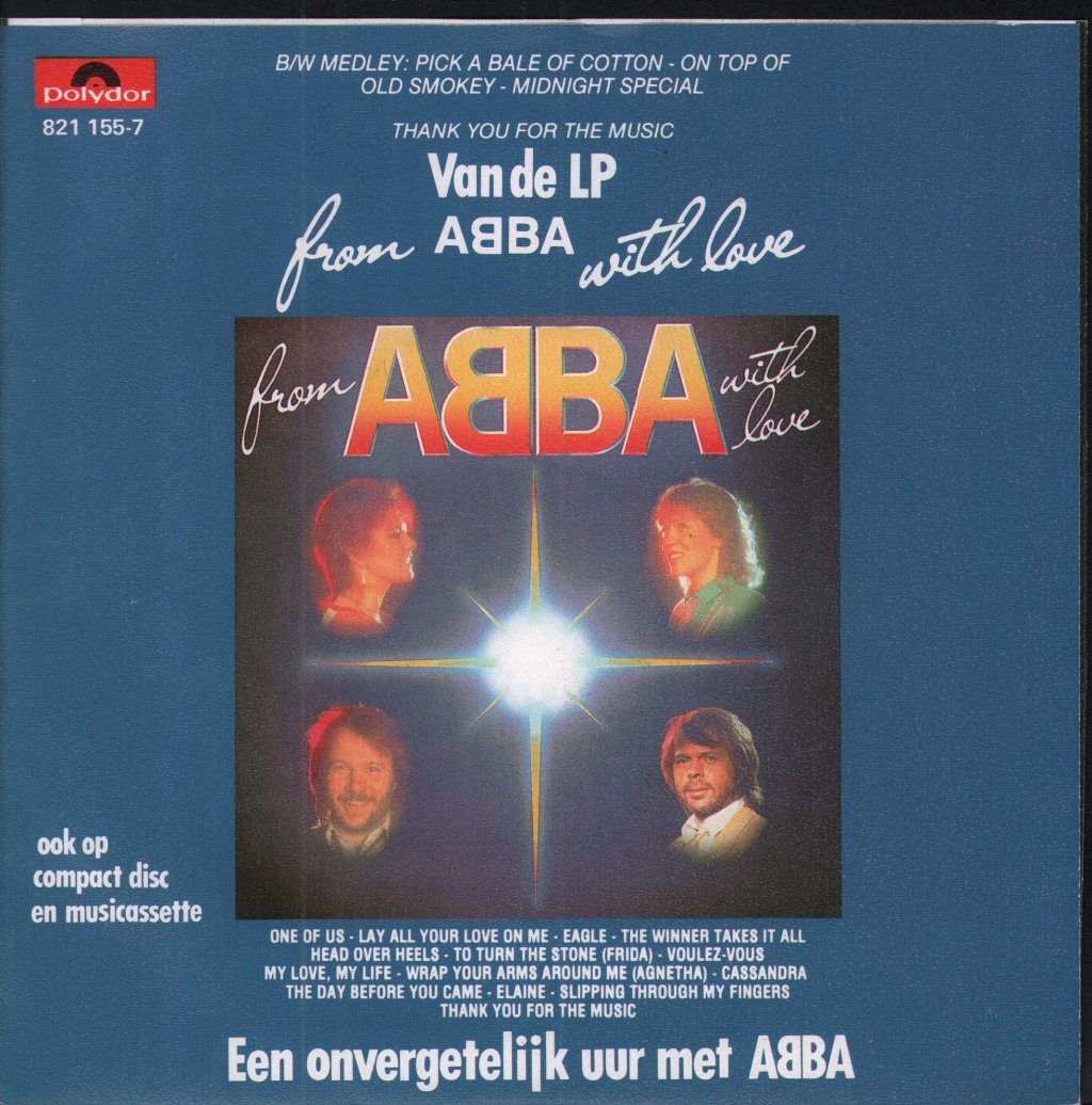 ABBA - Thank You For The Music - 7 Inch