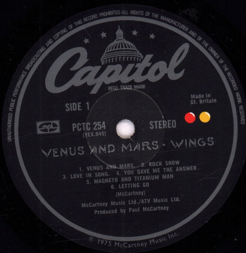 Wings - Venus And Mars - Lp