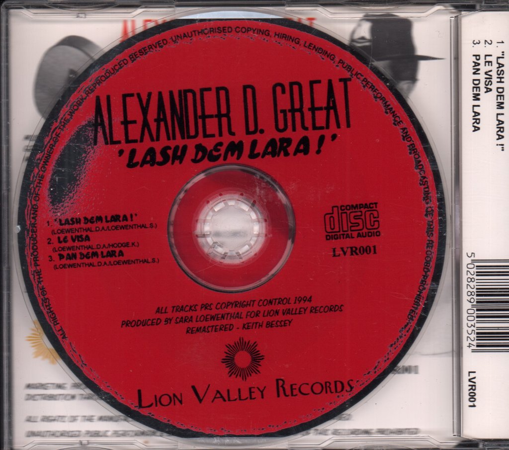 alexander d. great - lash dem lara - Cd