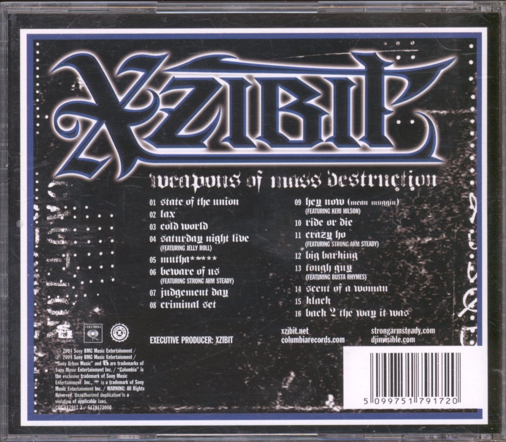 Xzibit - Weapons Of Mass Destruction - Cd