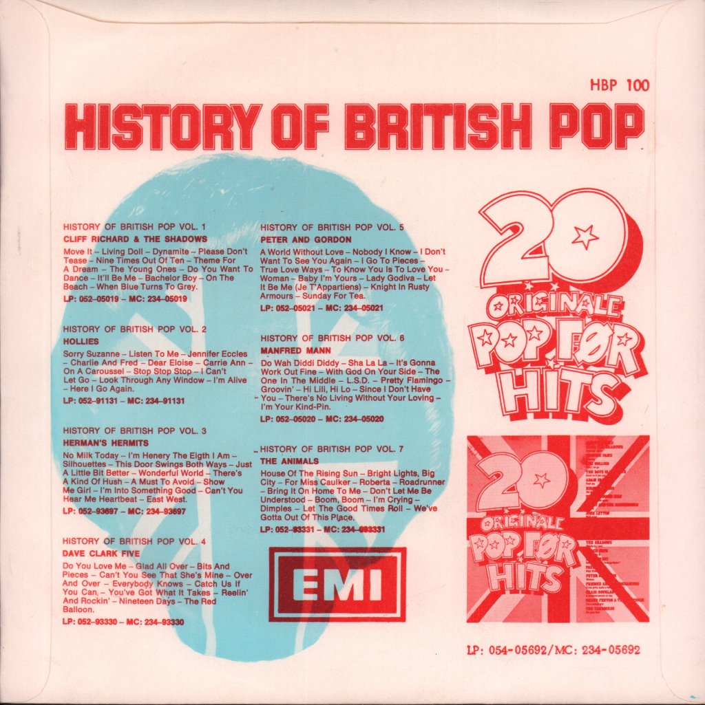 Various Artists - History of British Pop - 7 Inch