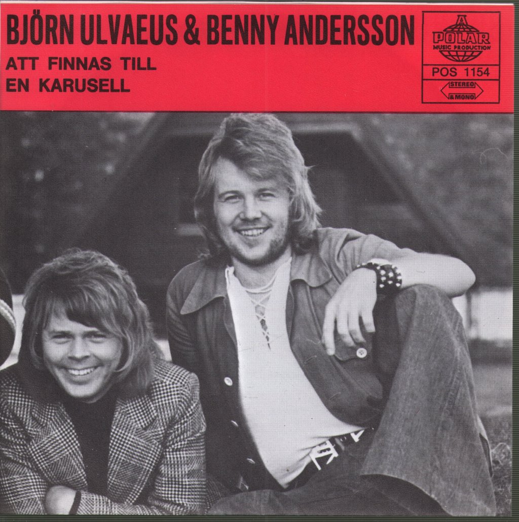 Björn Ulvaeus & Benny Andersson - En Karusell / Att Finnas Till - 7 Inch