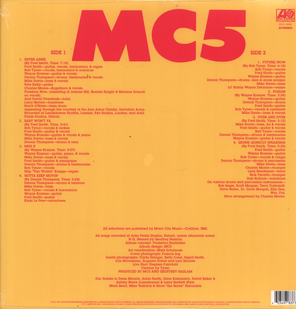 MC5 - High Time (Rocktober 2023) - Lp