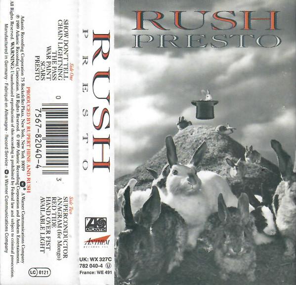 Rush - Presto - Cassette