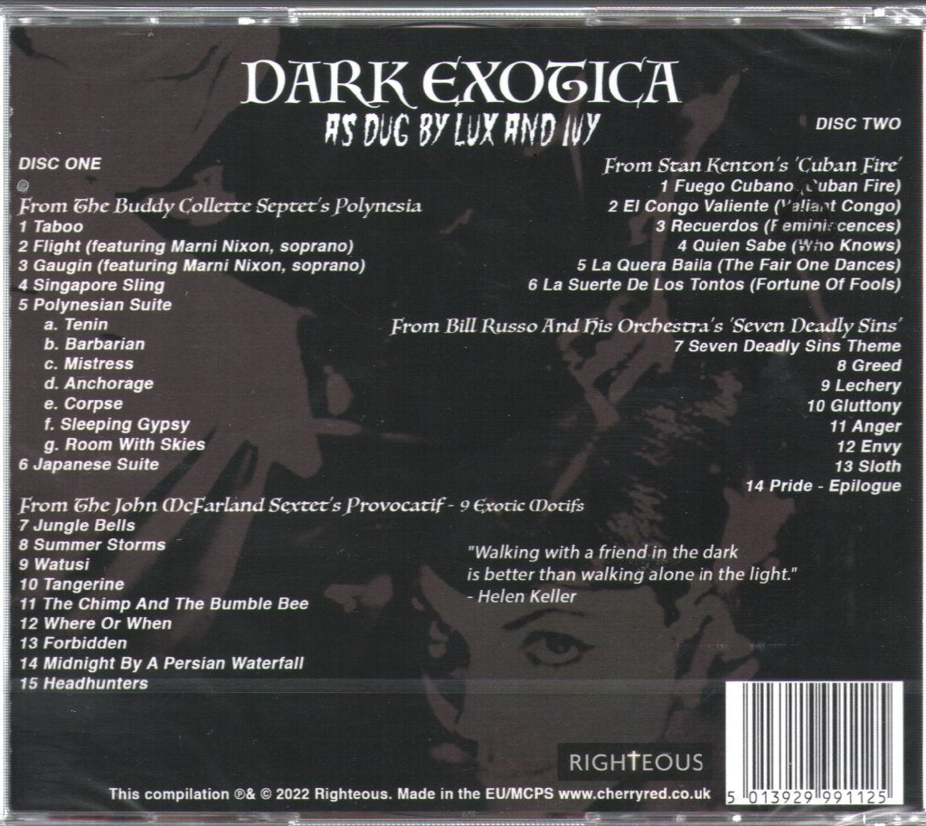 Various Artists - Dark Exotica (As Dug By Lux And Ivy) - Double Cd