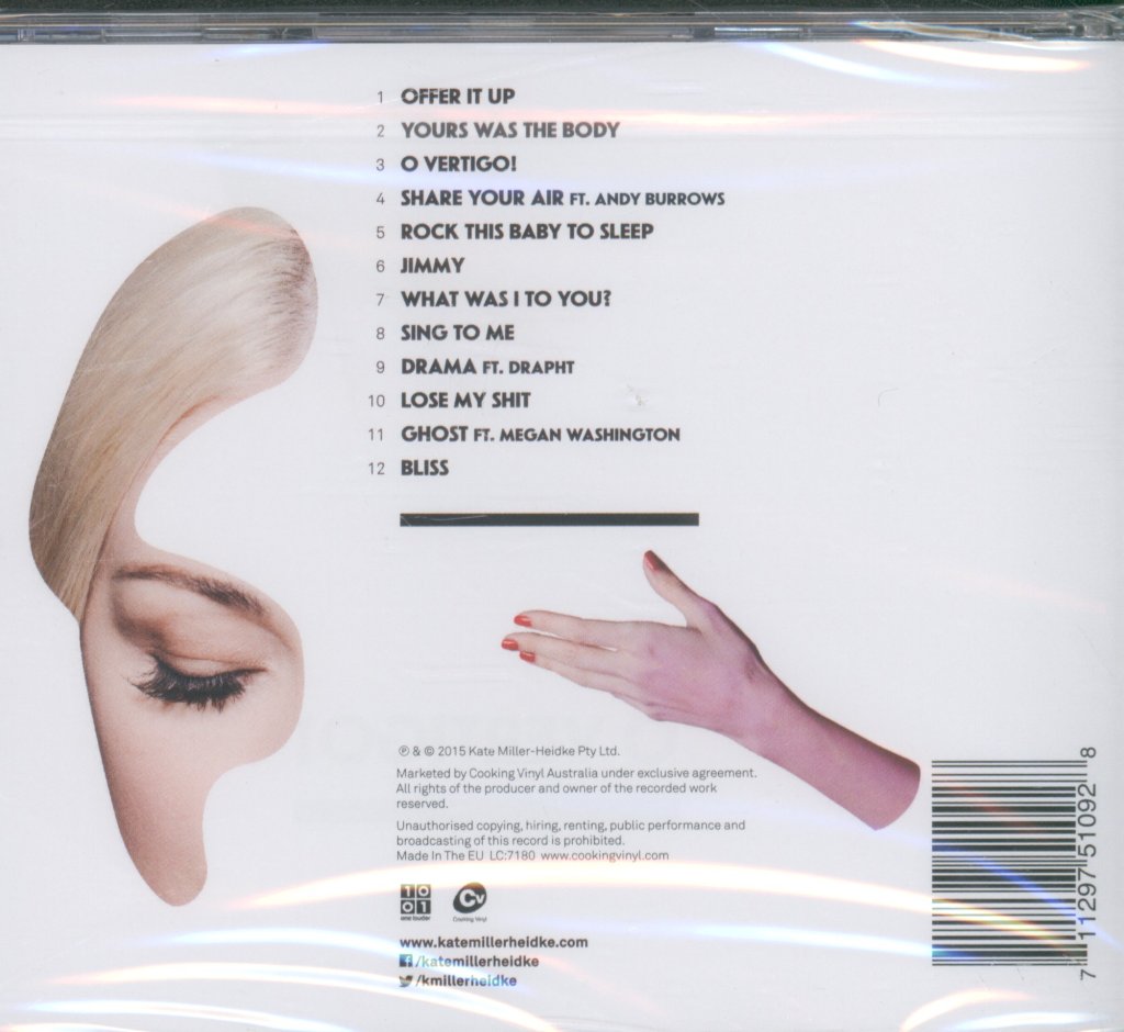 Kate Miller-Heidke - O Vertigo - Cd