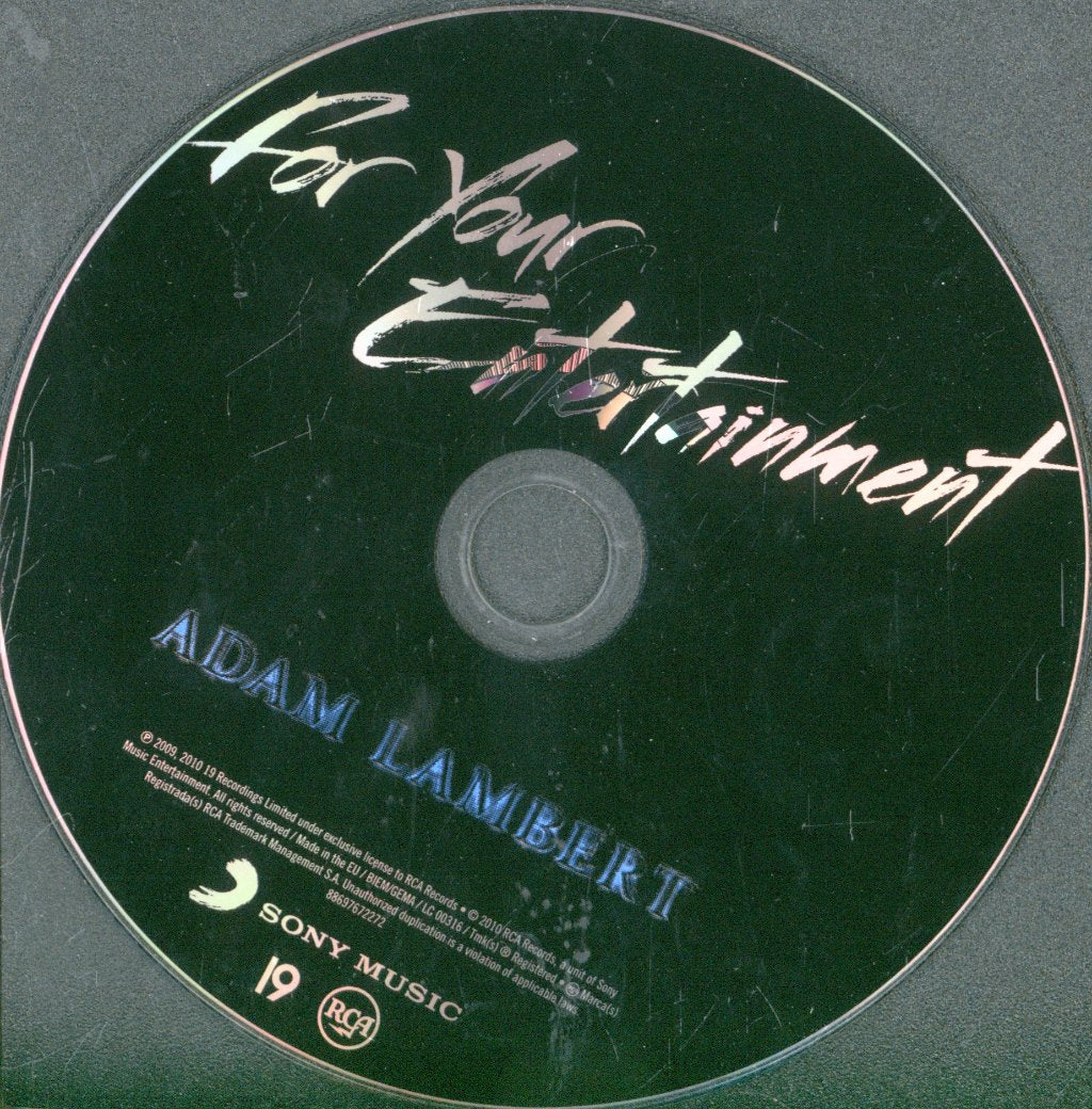 Adam Lambert - For Your Entertainment - Cd