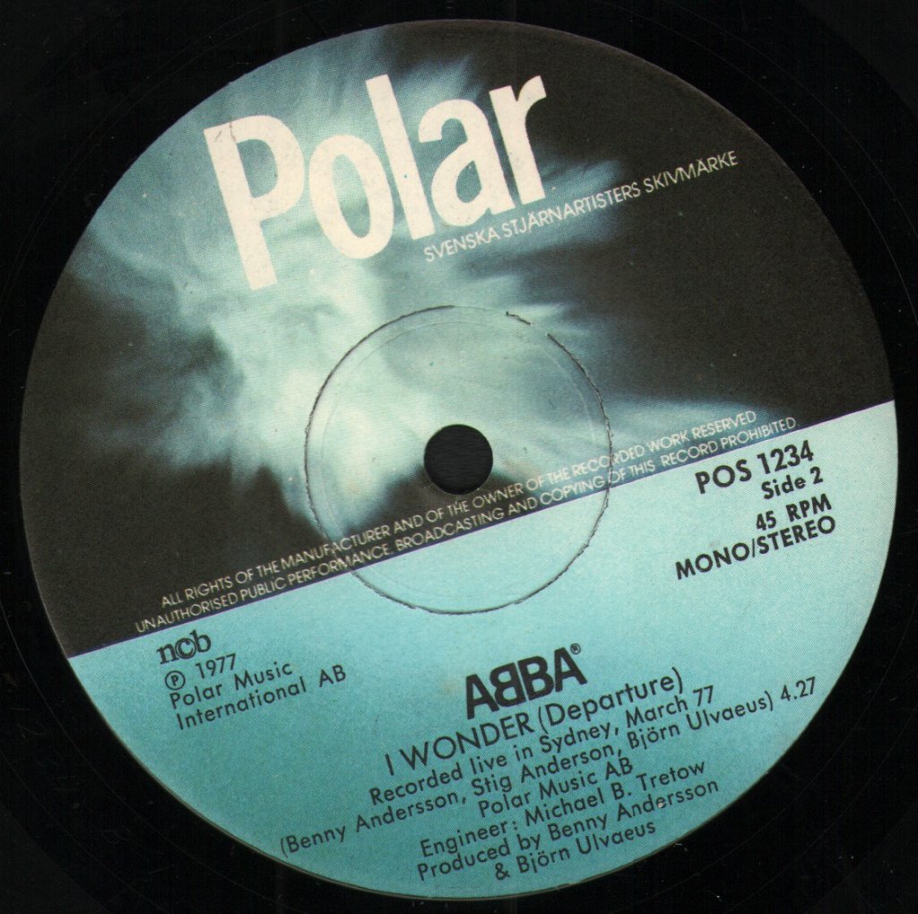 ABBA - Name Of The Game - 7 Inch