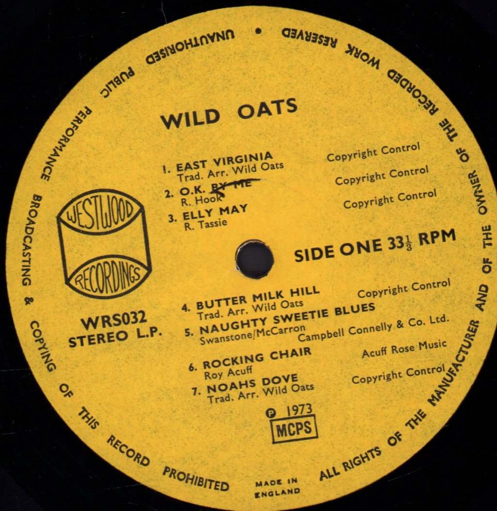 Wild Oats - Wild Oats - Lp