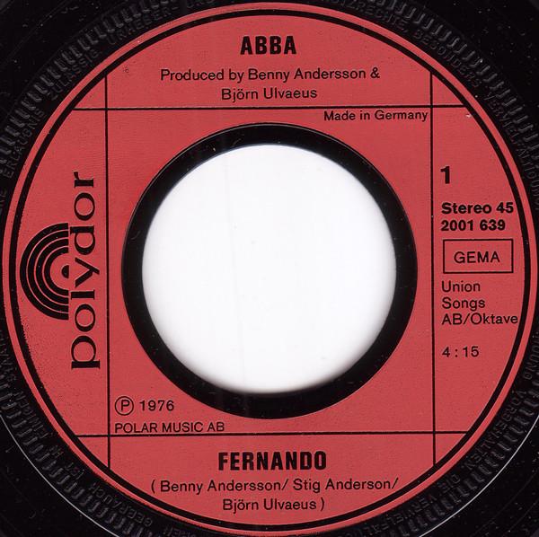 ABBA - Fernando (There Was Something In The Air That Night) - 7 Inch