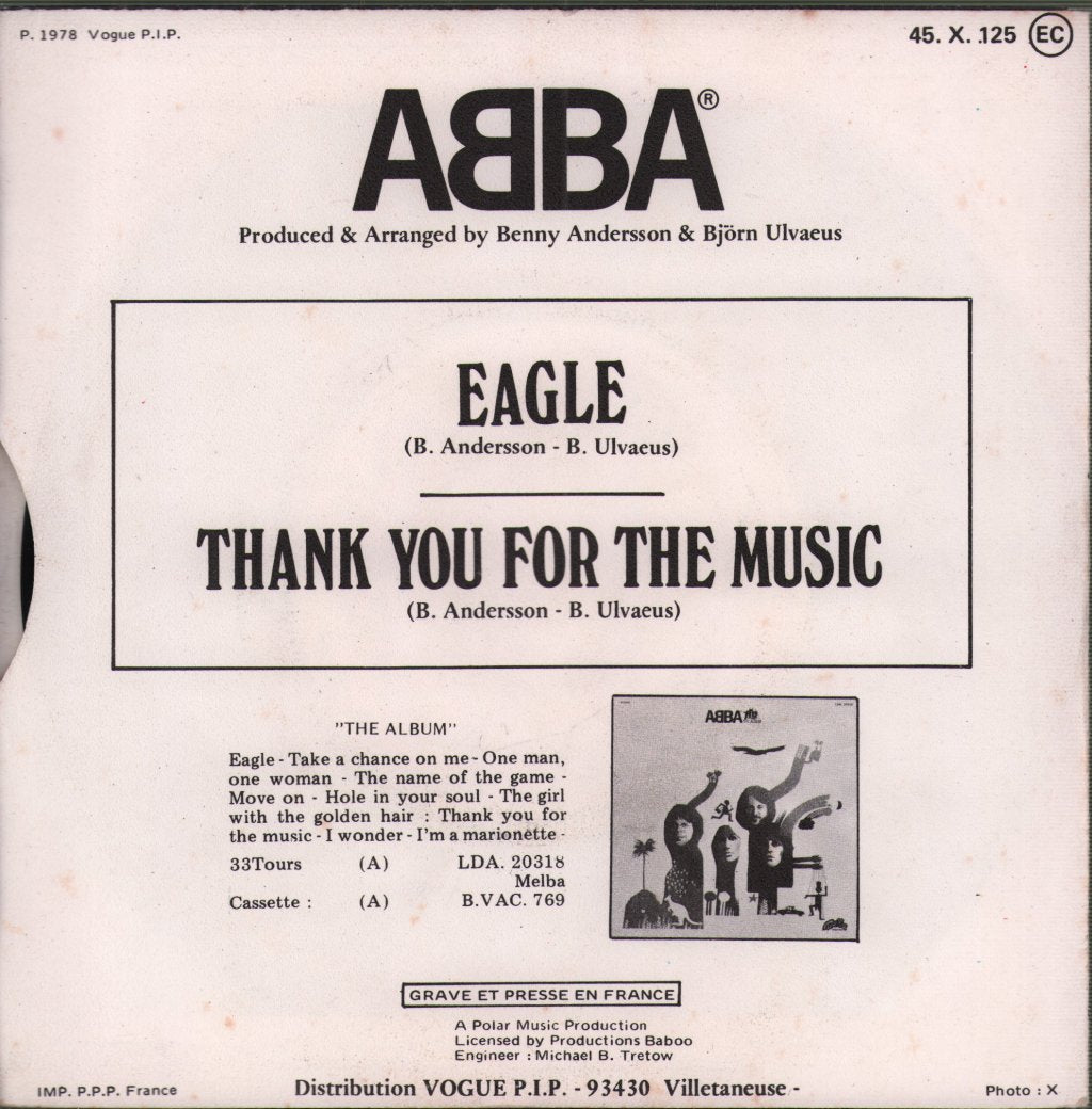 ABBA - Eagle - 7 Inch