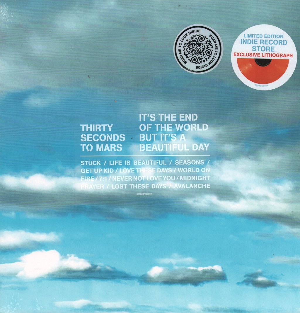 30 Seconds To Mars - It's The End Of The World, But It's A Beautiful Day - Lp