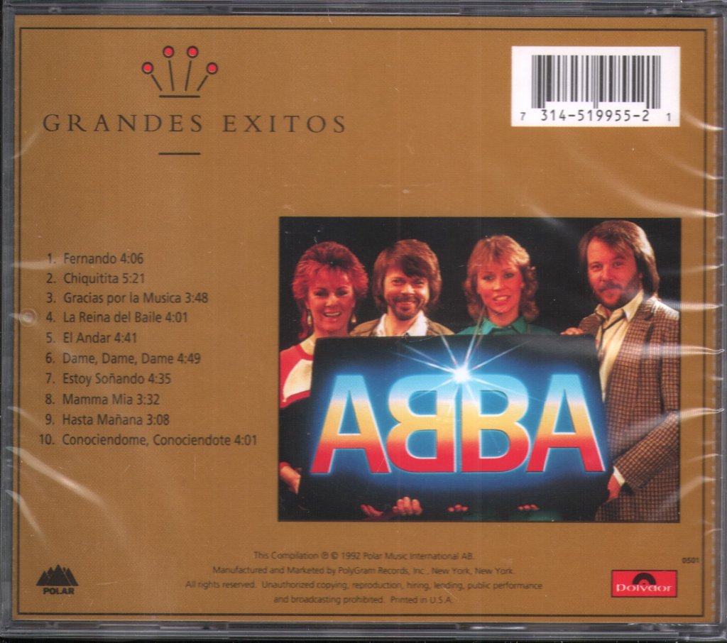 ABBA - Oro (Grandes Exitos) - Cd