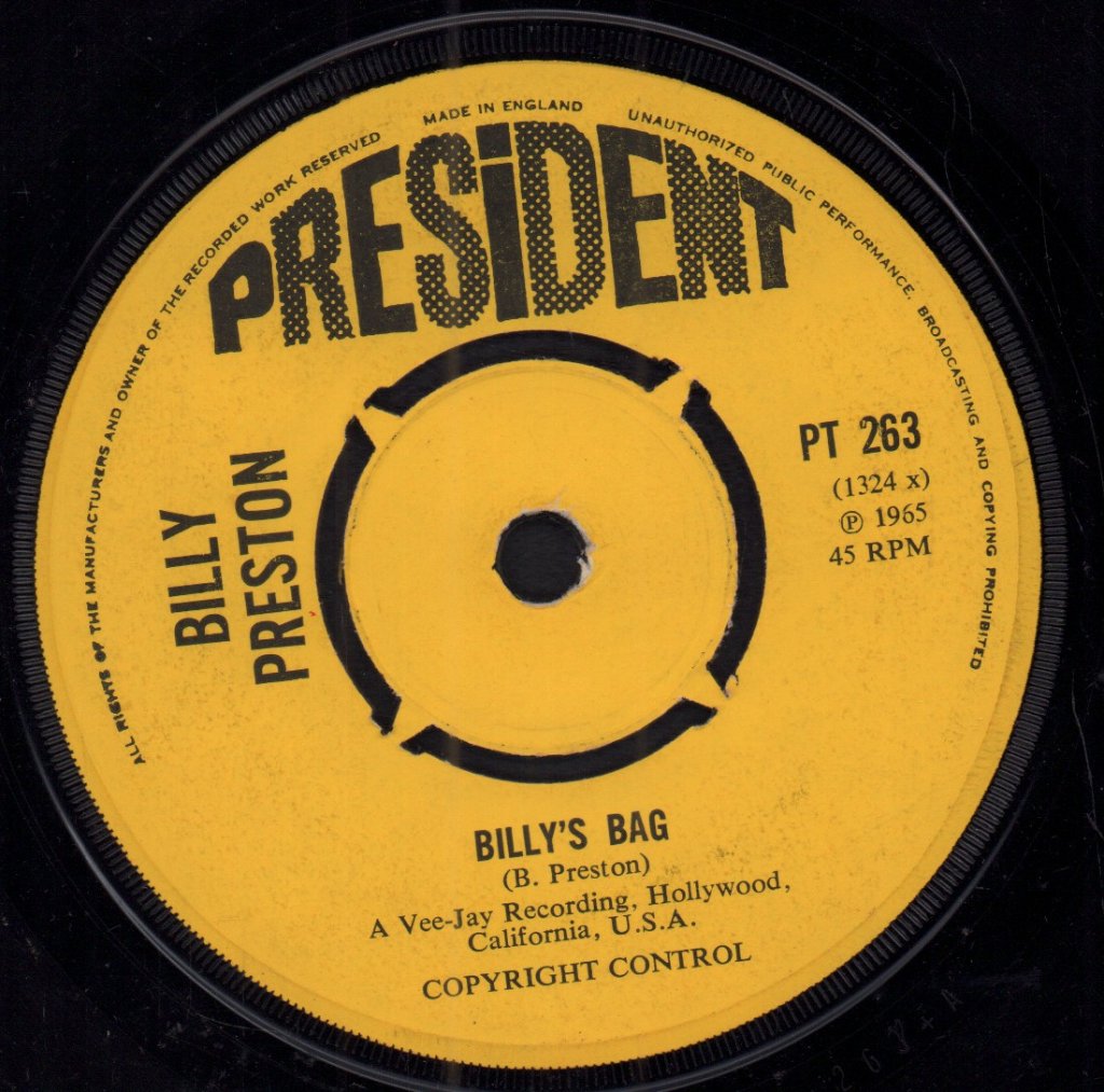 Billy Preston - Billy's Bag - 7 Inch