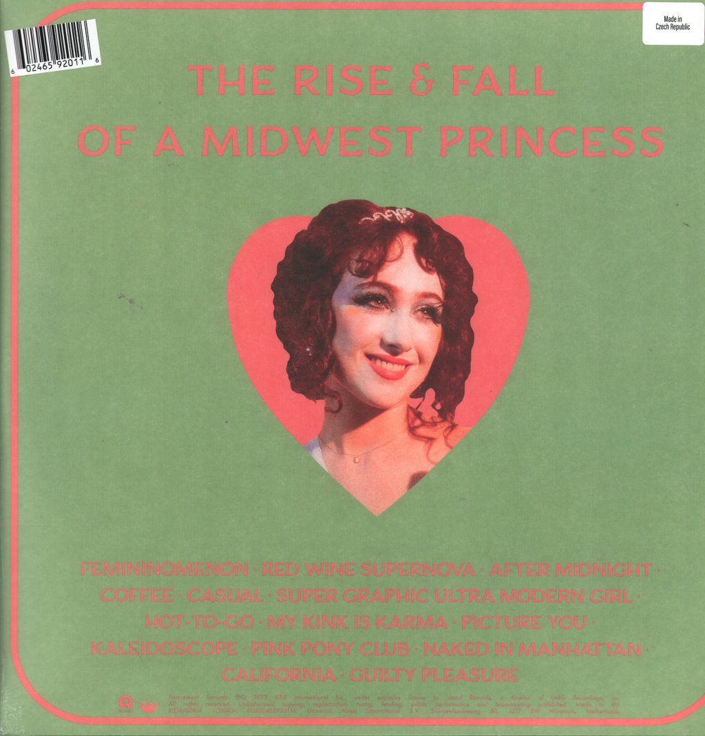 Chappell Roan - Rise and Fall of A Midwest Princess (My Kink Is Coral) - Double Lp