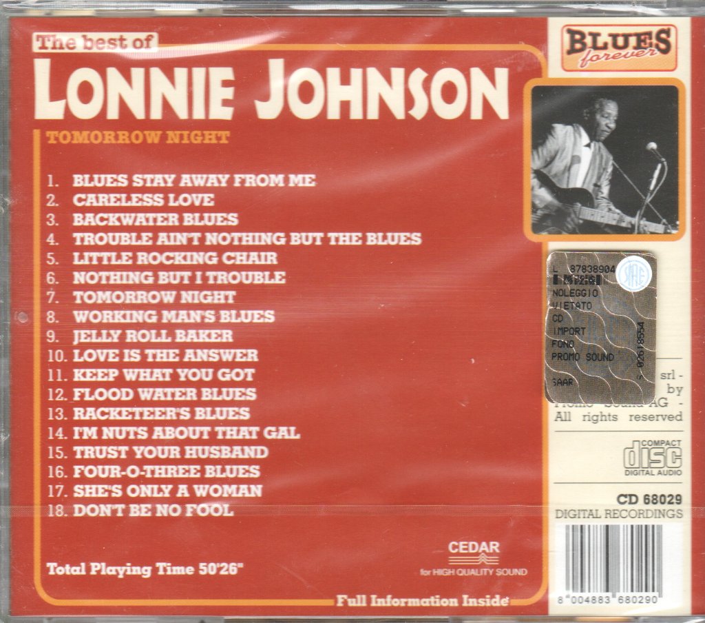 Lonnie Johnson - Best Of Lonnie Johnson - Cd