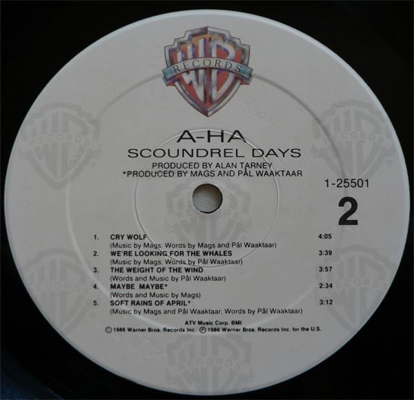 A-Ha - Scoundrel Days - Lp