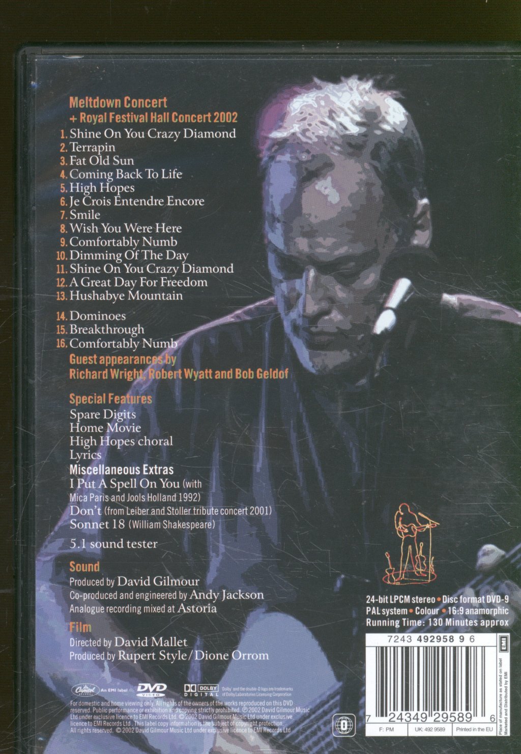 David Gilmour - In Concert - Dvd