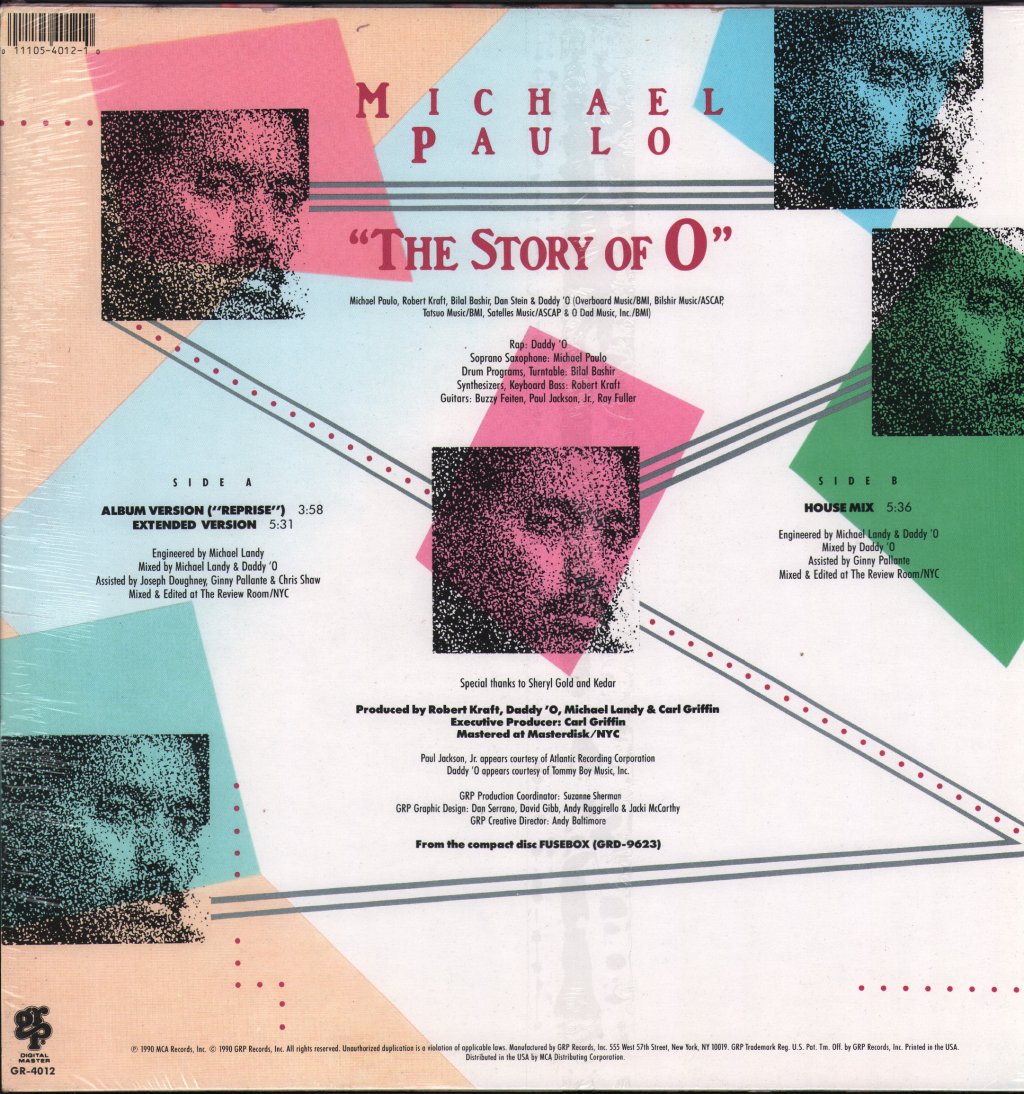 Michael Paulo - Story Of O - 12 Inch