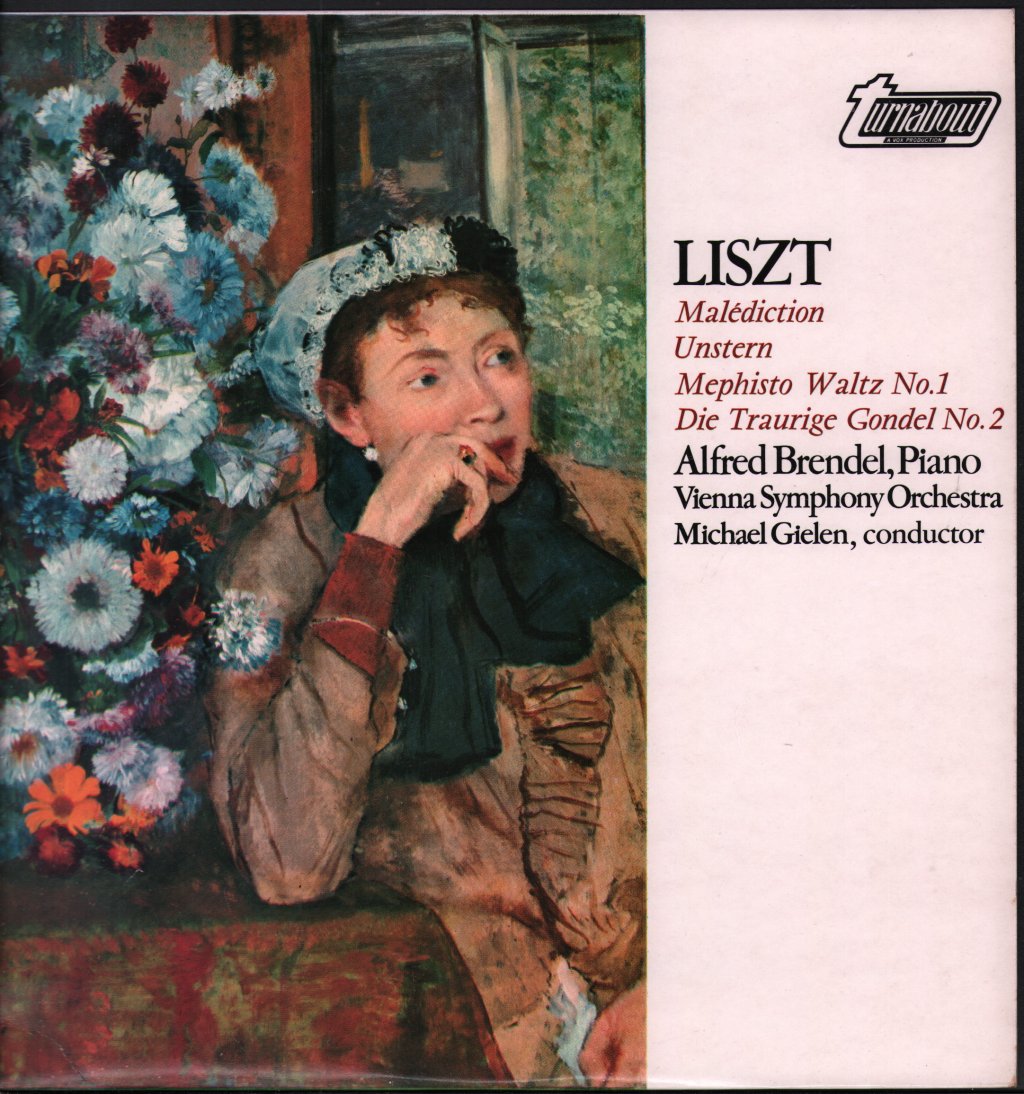 Alfred Brendel / Michael Gielen / Vienna Symphony Orchestra - Liszt - Malédiction - Unstern - Mephisto Waltz No.1 - Die Traurige Gondel No.2 - Lp