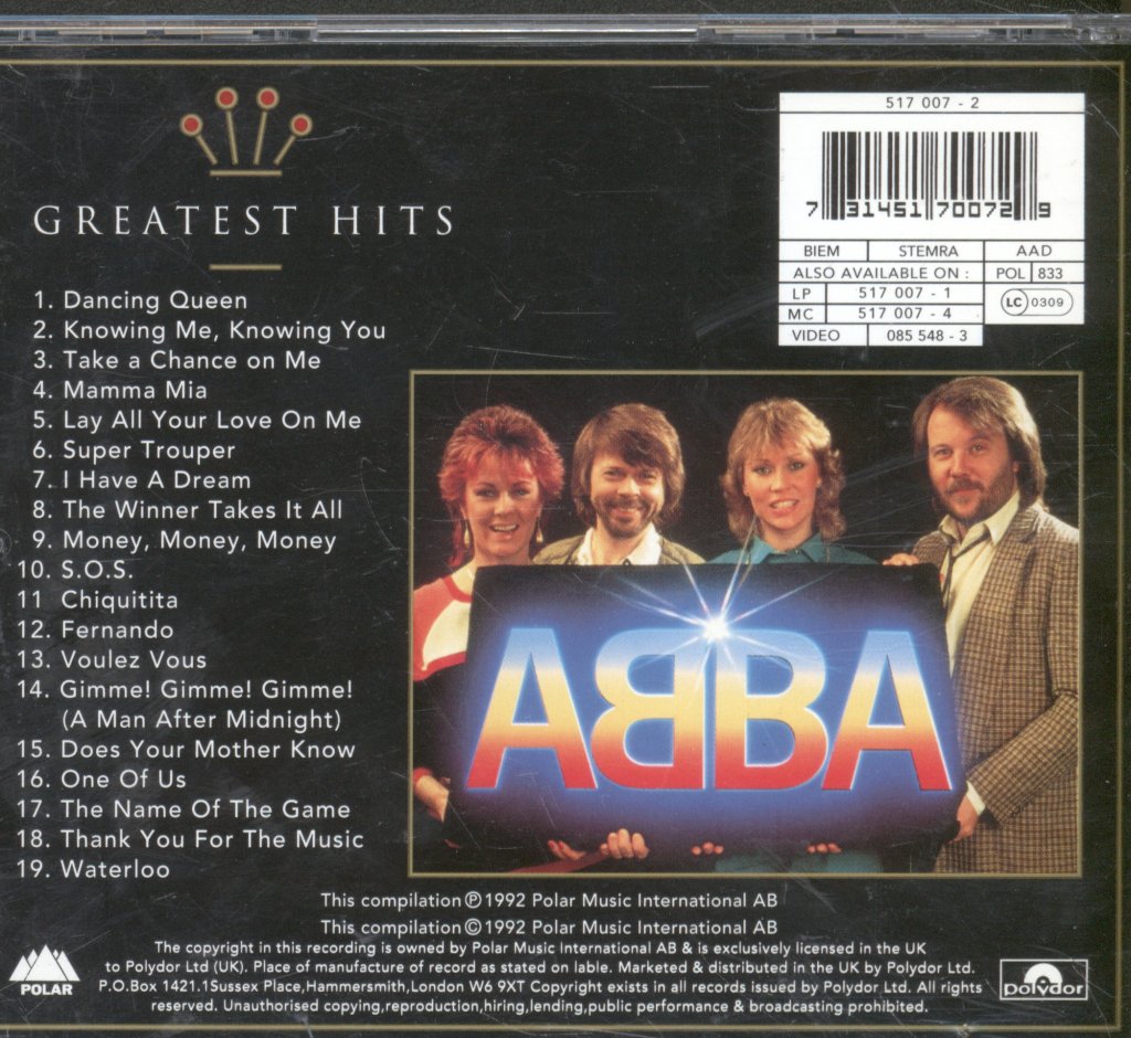 ABBA - Gold: Greatest Hits - Cd