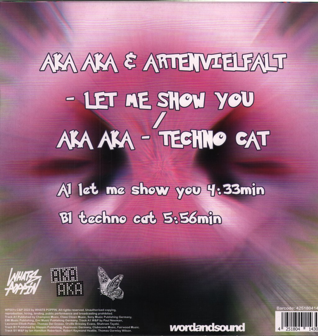 AKA AKA and Artenvielfalt - Let Me Show You / Techno Cat - 12 Inch