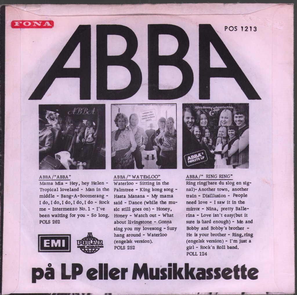 ABBA - SOS - 7 Inch