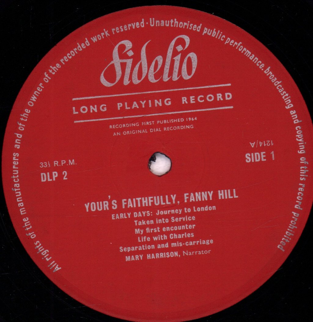 Your's Faithfully Fanny Hill - Your's Faithfully Fanny Hill - Lp