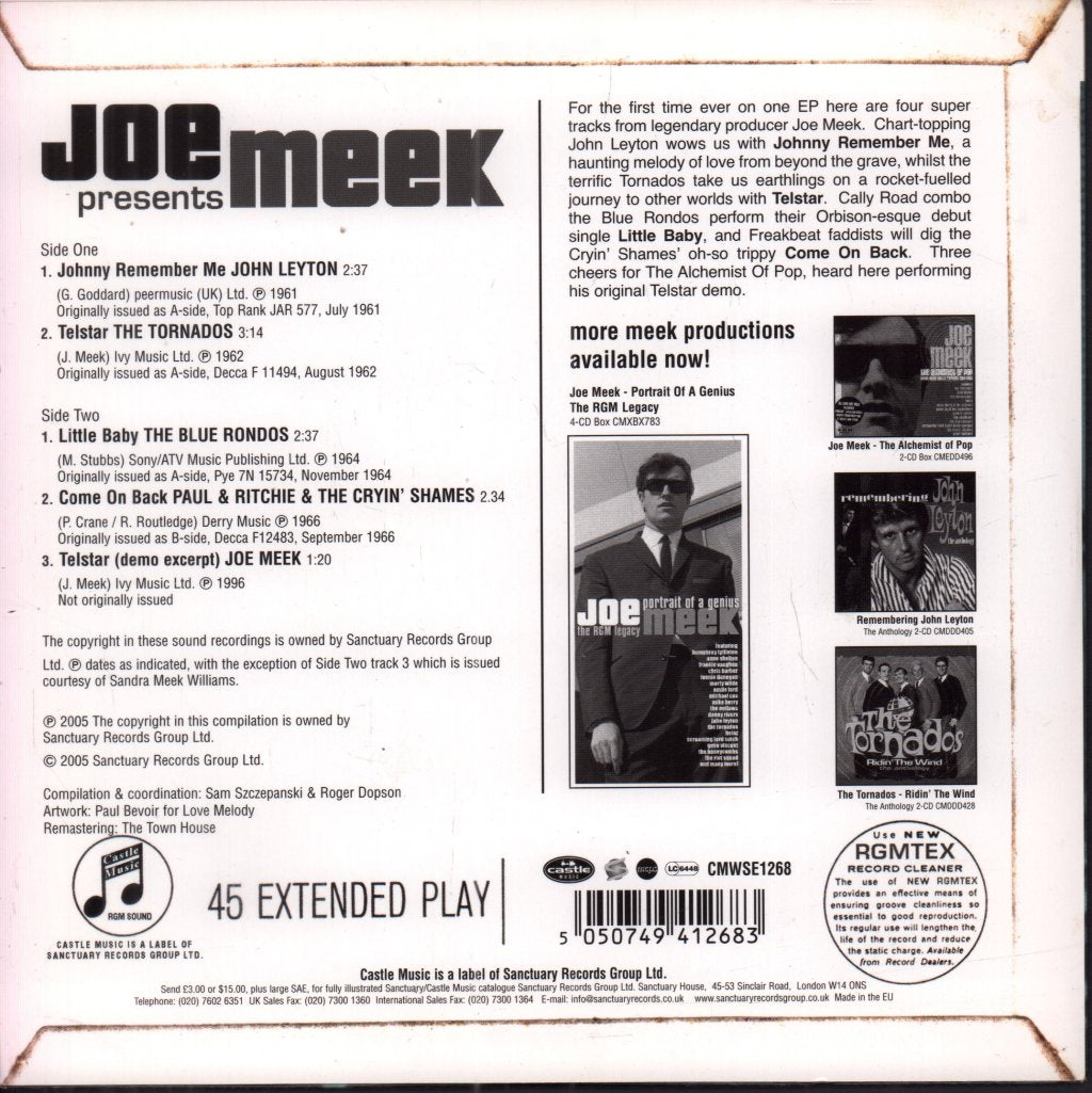 Various Artists - Joe Meek Presents - 7 Inch