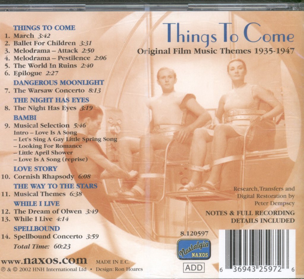 London Symphony Orchestra - Things To Come: Original Film Music Themes 1935-1947 - Cd