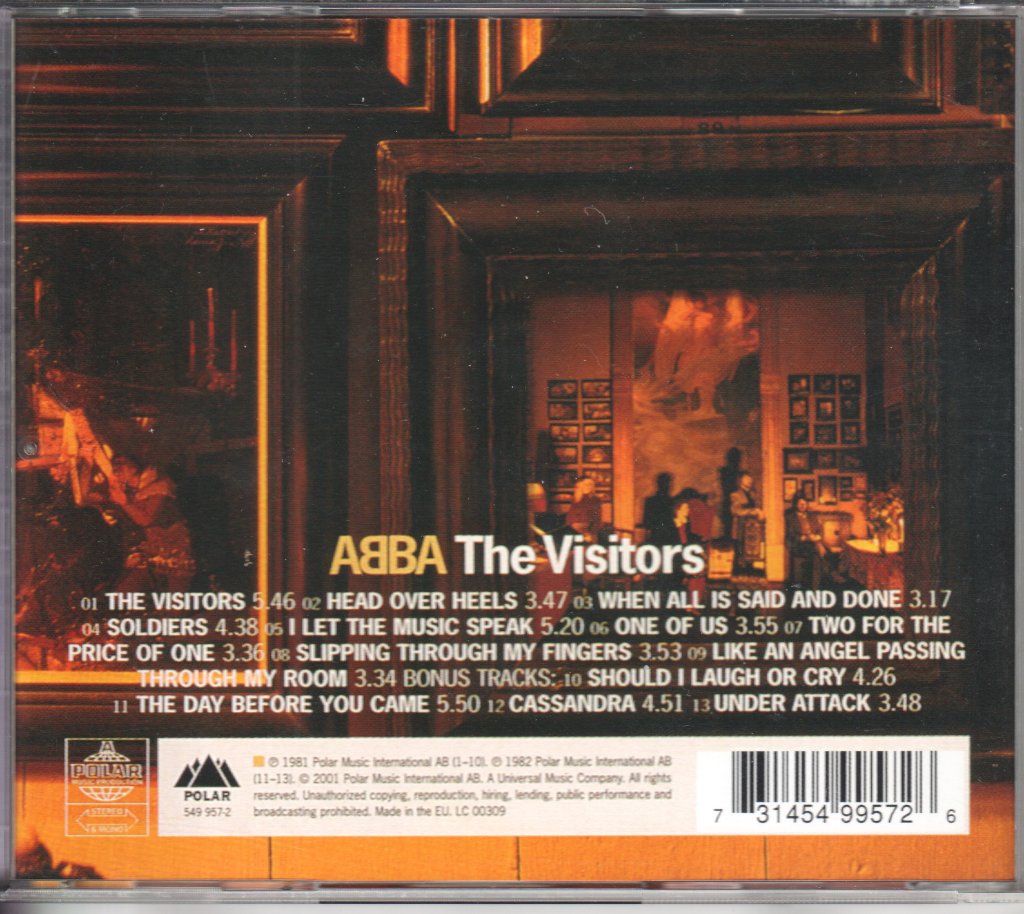 ABBA - Visitors - Cd