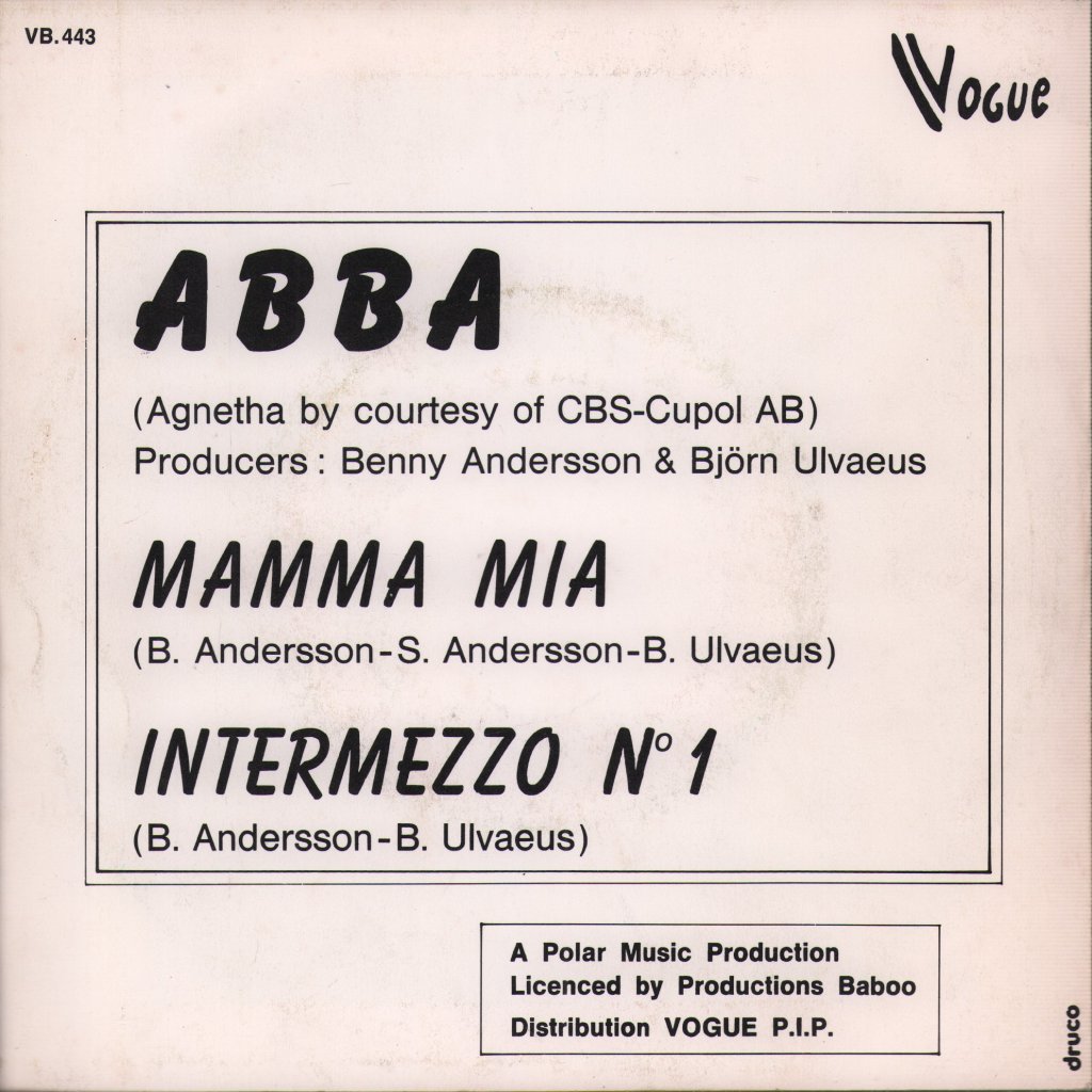 ABBA - Mamma Mia - 7 Inch