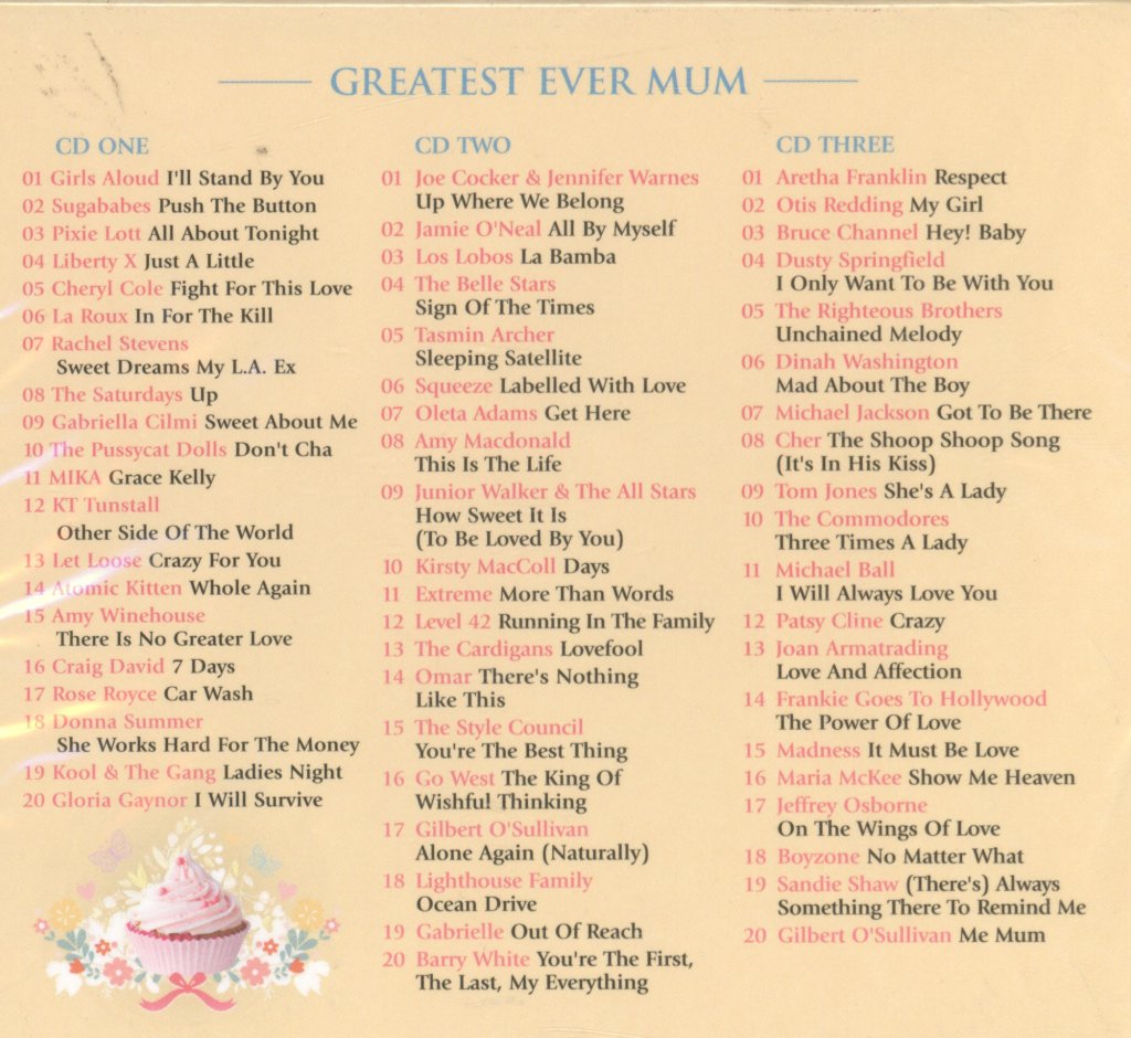 Various Artists - Greatest Ever! - Mum - The Definitive Collection - Triple Cd