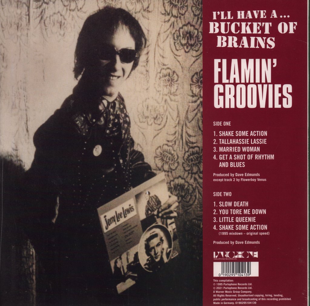 Flamin' Groovies - A Bucket Of Brains - 10 Inch