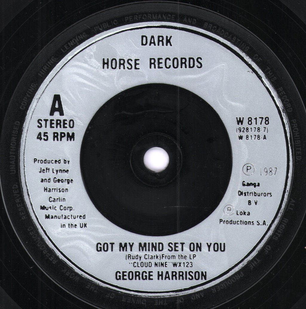 George Harrison - Got My Mind Set On You - 7 Inch