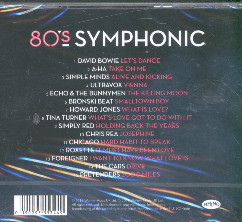 Various Artists - 80's Symphonic - Cd