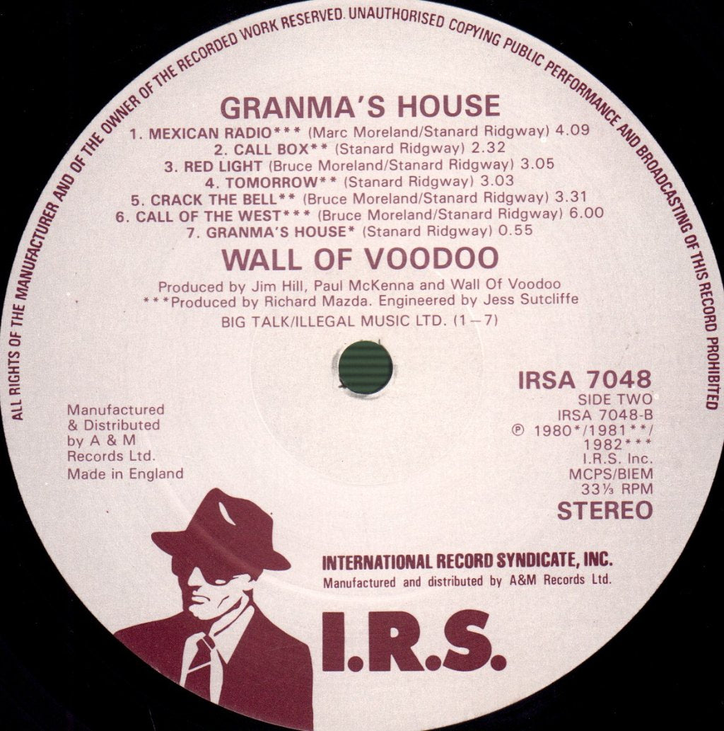 Wall Of Voodoo - Granma's House - A Collection Of Songs By Wall Of Voodoo - Lp