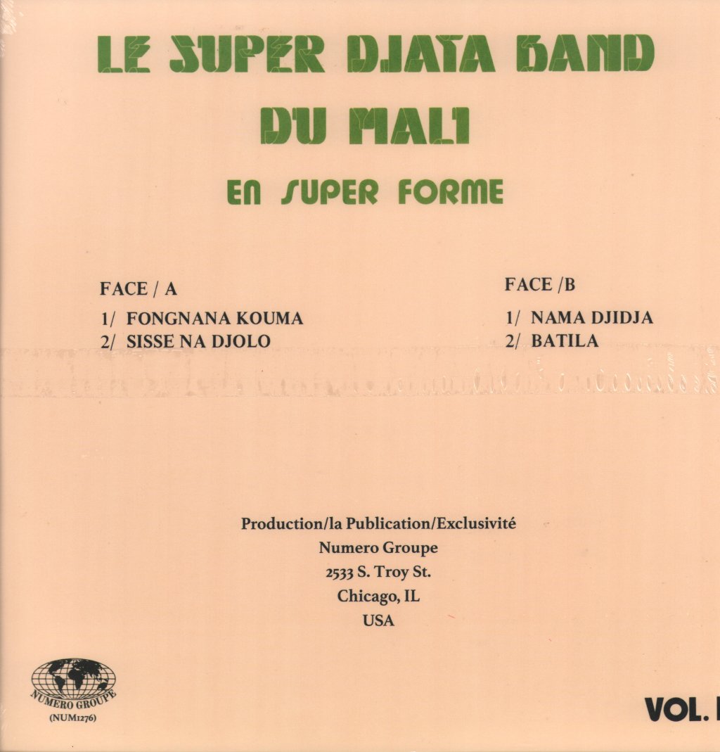 Super Djata Band - En Super Forme Vol. 1 - Lp