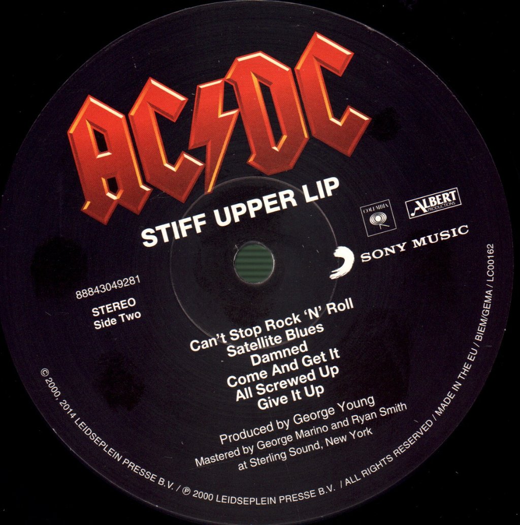 AC/DC - Stiff Upper Lip - Lp