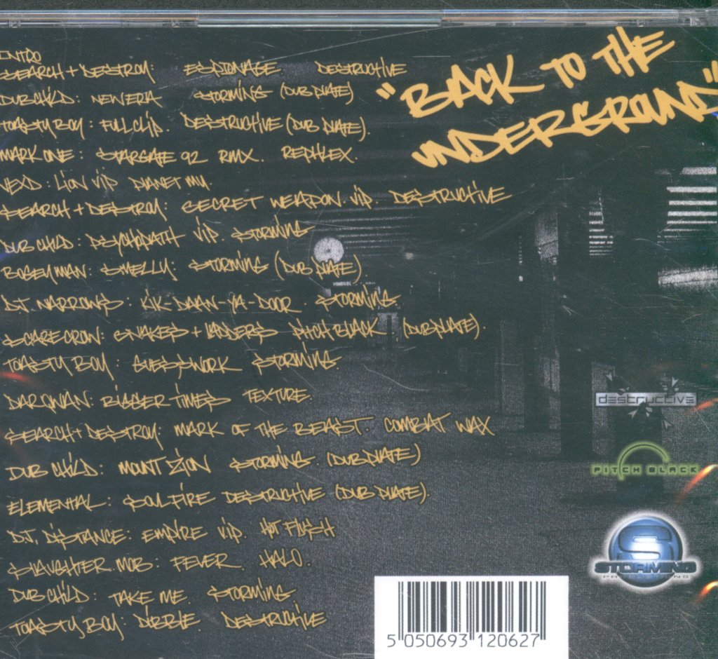 Various Artists - Back To The Underground - Cd