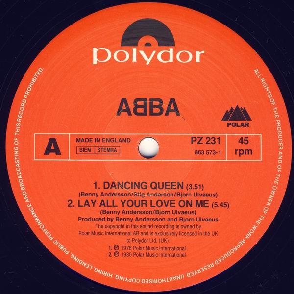 ABBA - Dancing Queen - 12 Inch