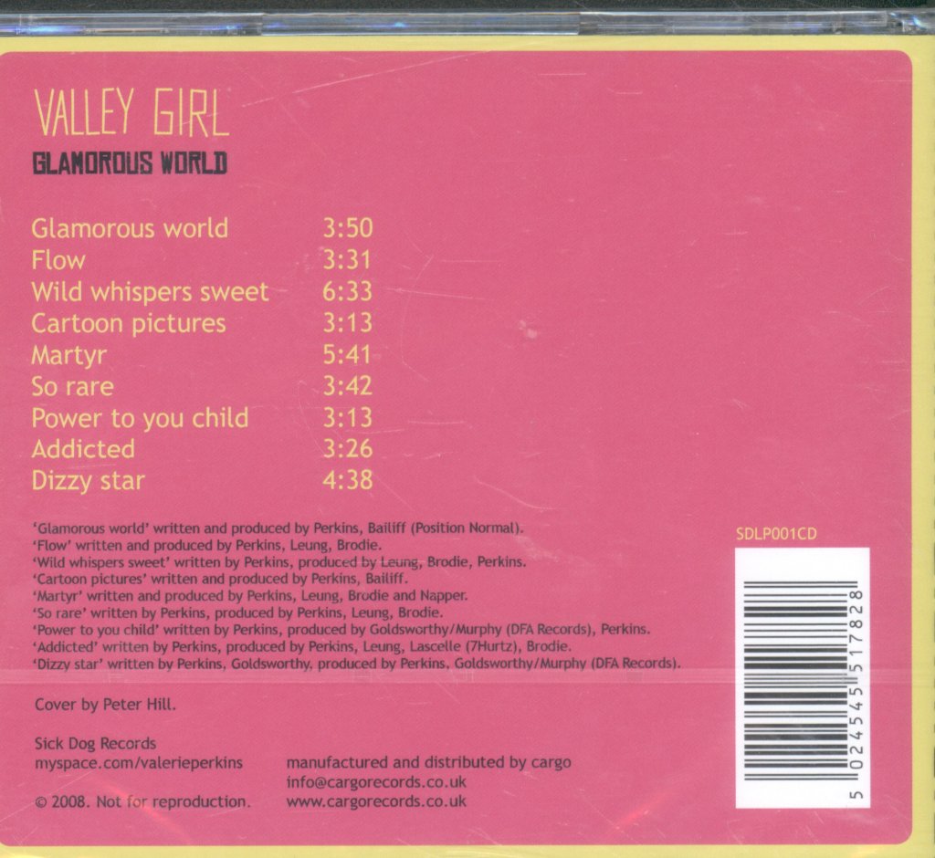 Valley Girl - Glamorous World - Cd