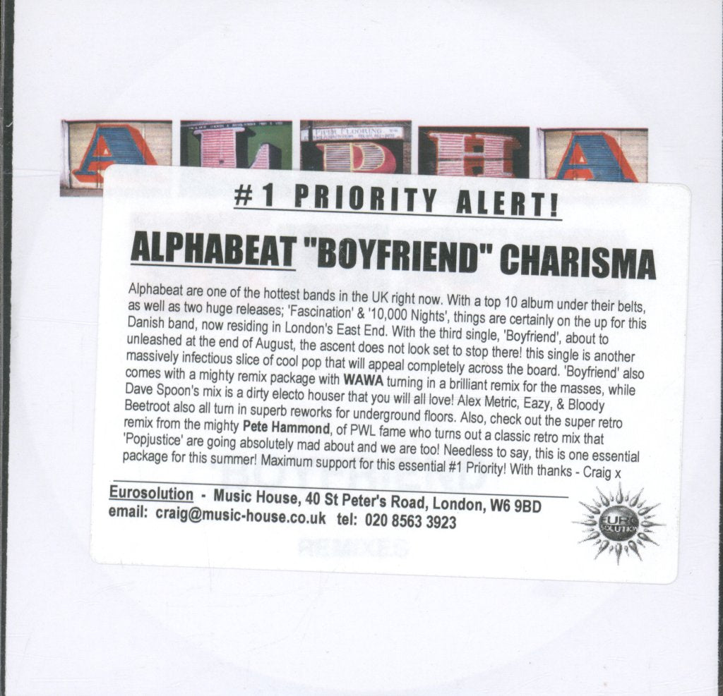 Alpha Beat - Boyfriend - Cdr