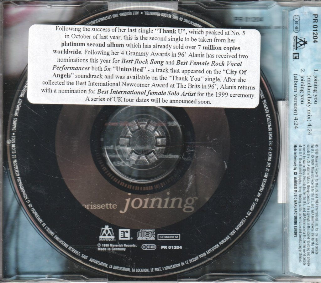 Alanis Morissette - Joining You - Cd